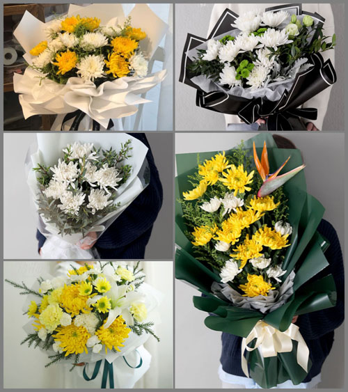 河南郑州新郑市新港办事处白事花束代送